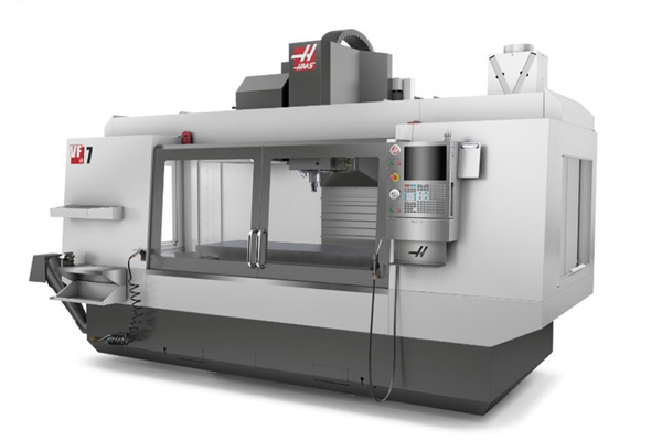 4 axis milling machine Haas V7 used at AMC fo manufacturing metal parts and components