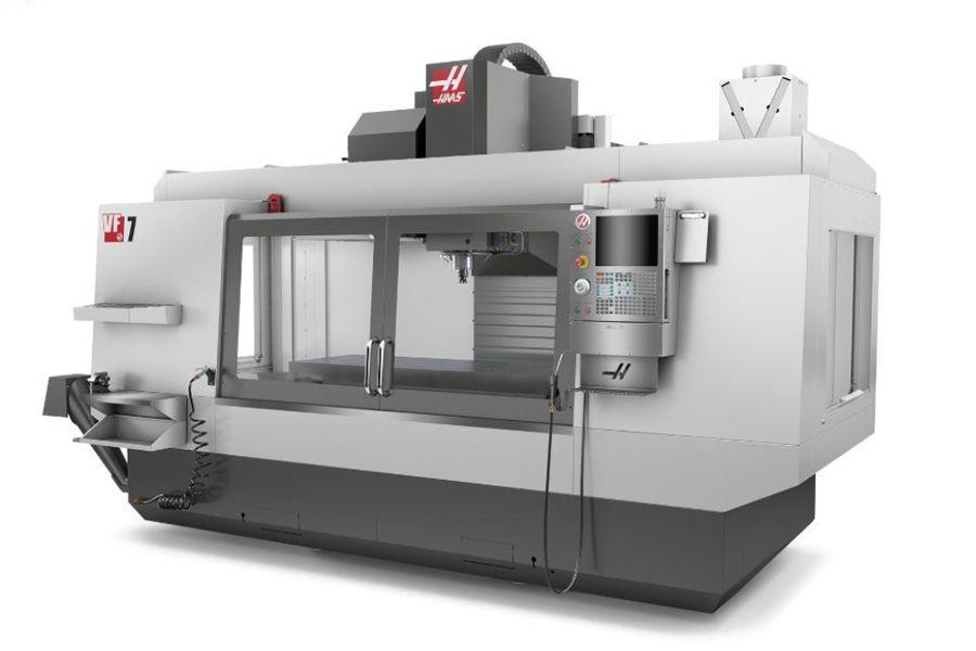 4 axis milling machine Haas V7 used for manufacturing milled parts