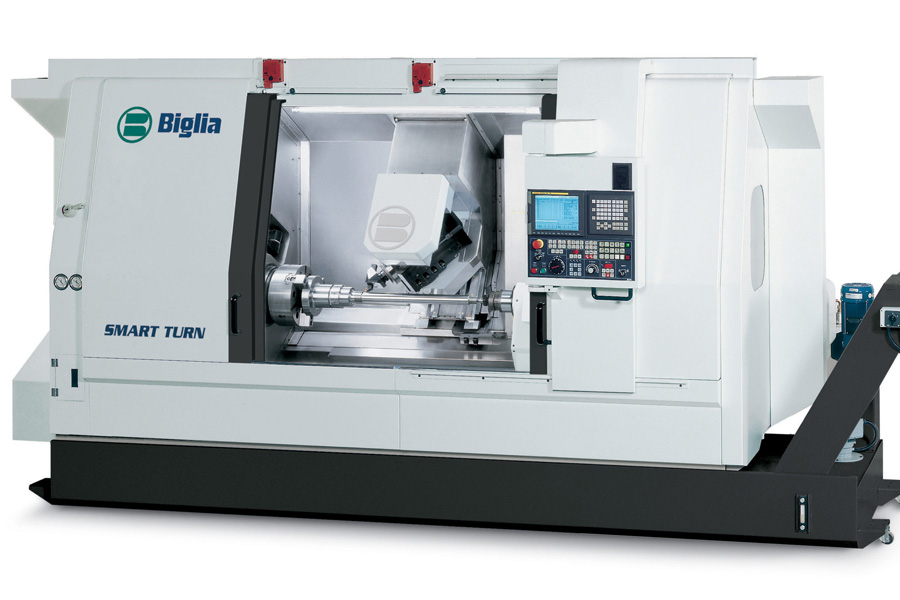 Biglia 5 axis turning and milling machine used for manufacturing machined components and part