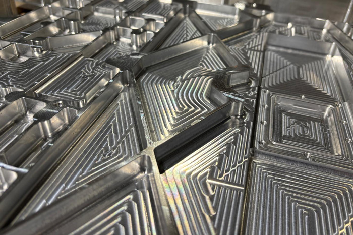 6082-T6 aluminium EV precision machined batttery enclosure manufactured by AMC Aluminium Machined Components in Coventry